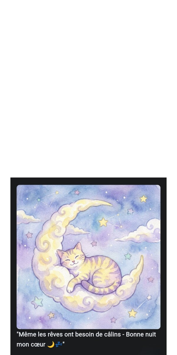 🛋️ COUSSIN CHAT LUNE ÉTOILÉ - Déco Onirique Douce